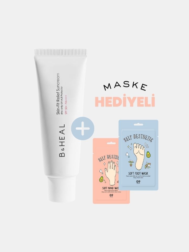 B&Heal Rahatlatıcı Güneş Kremi (El ve Ayak Maske Hediyeli)